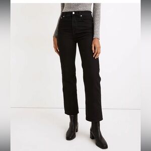 Madewell Slim Wide-Leg Crop in Lunar Wash